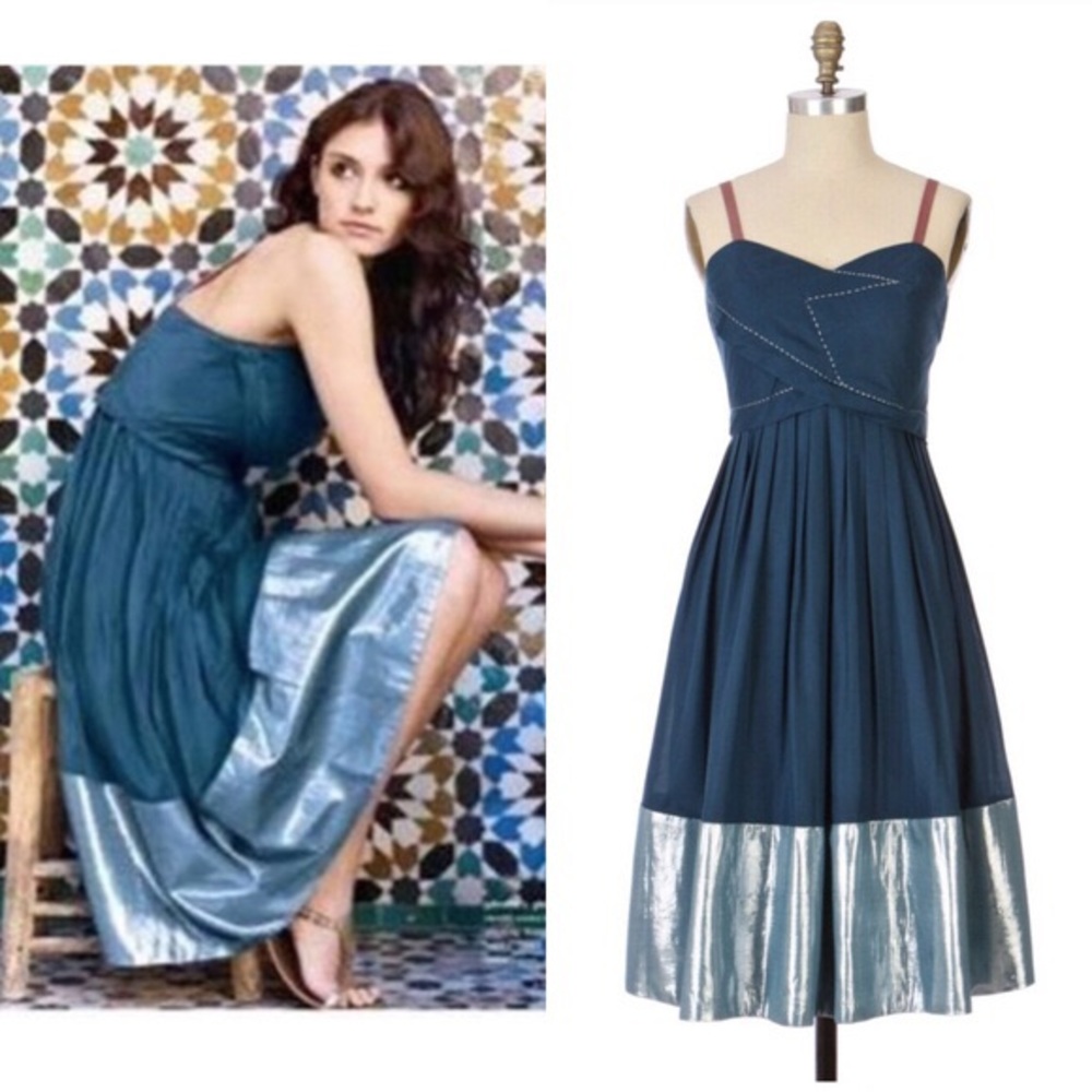 Anthropologie Gibraltar’s Gleam dress
